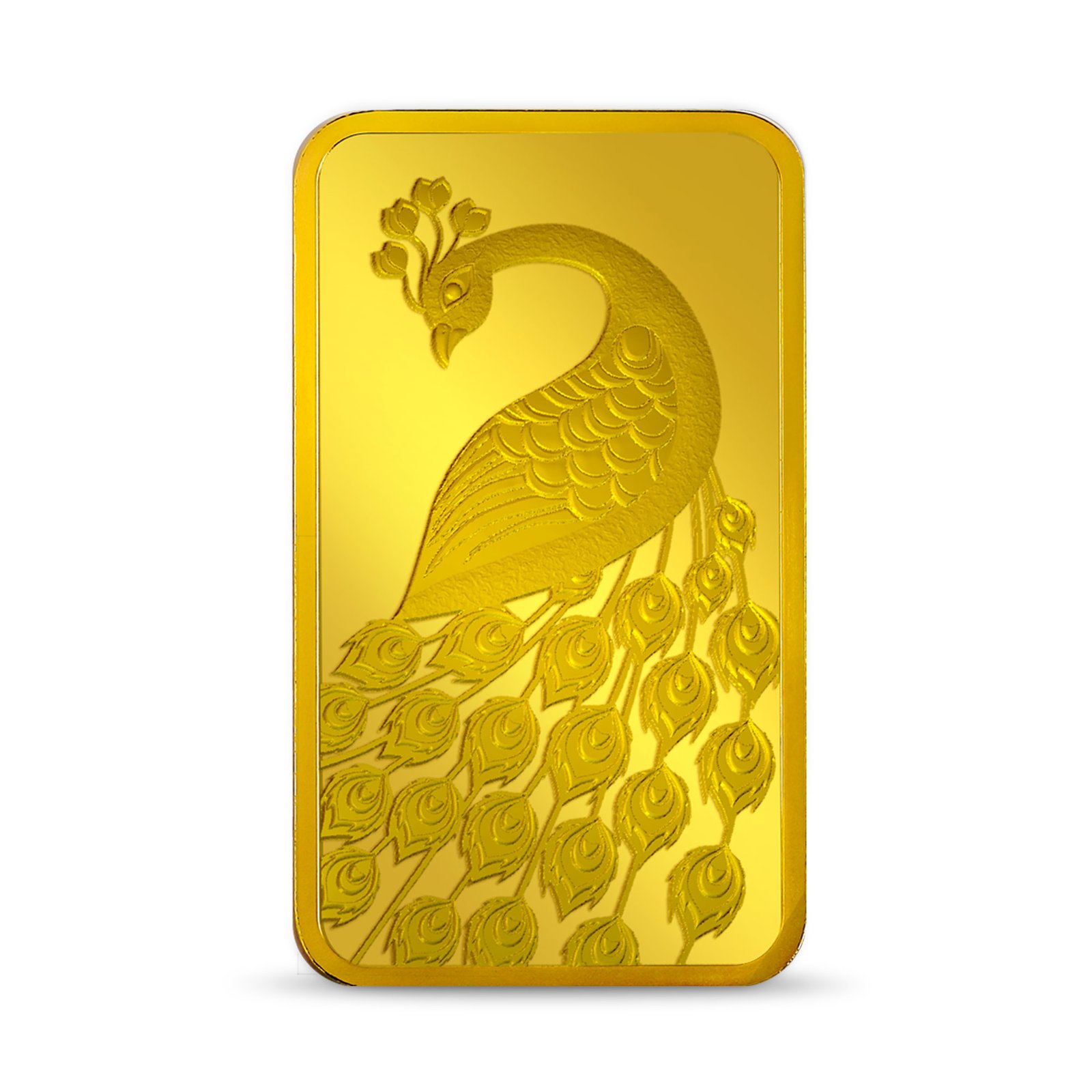 24K (999.9+) Purest 2 g Peacock Gold Bar